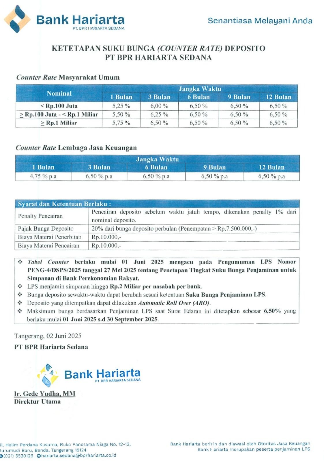 Rate-Deposito